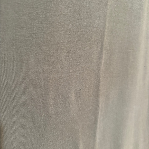 Isaac Mizrahi Live Sleeveless Maxi Dress Side Slits-Reg Size Large Fall Olive - Picture 3 of 9